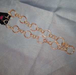 Paparazzi Gold Hoop Necklace